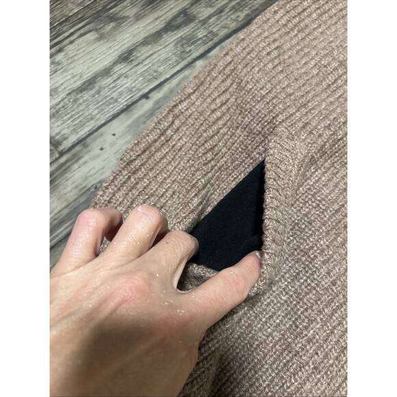 VTG LL Bean Vest Mens XL Brown Lambswool Merino Wool Zip Front Sweater Outdoor - Picture 2 of 6